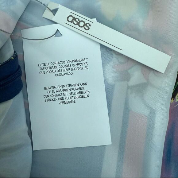 Vibrant Multicolor Wide Leg Jumpsuit - ASOS Tropical Print (UK 16, EU 46, US 14) - Picture 13 of 15